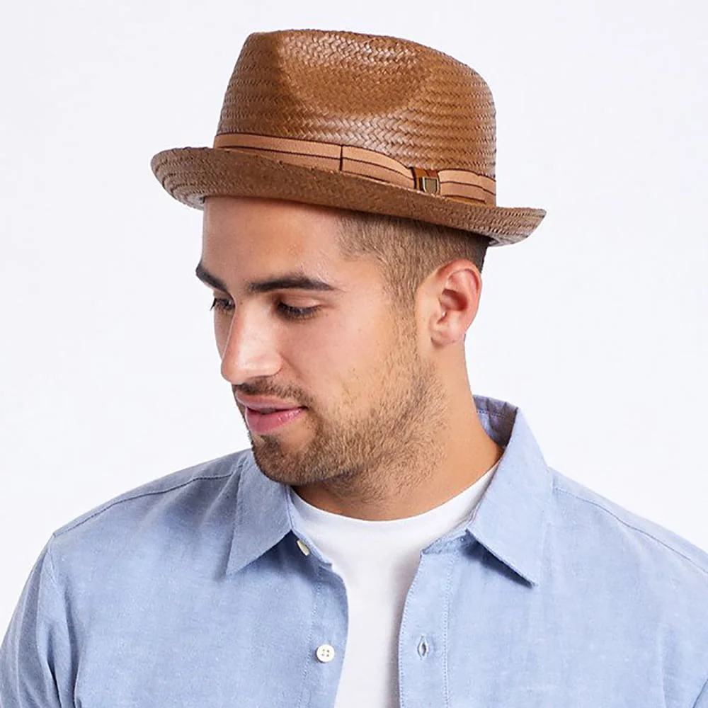 Brixton Castor Trilby Hut aus Stroh - Toffee - Image 2