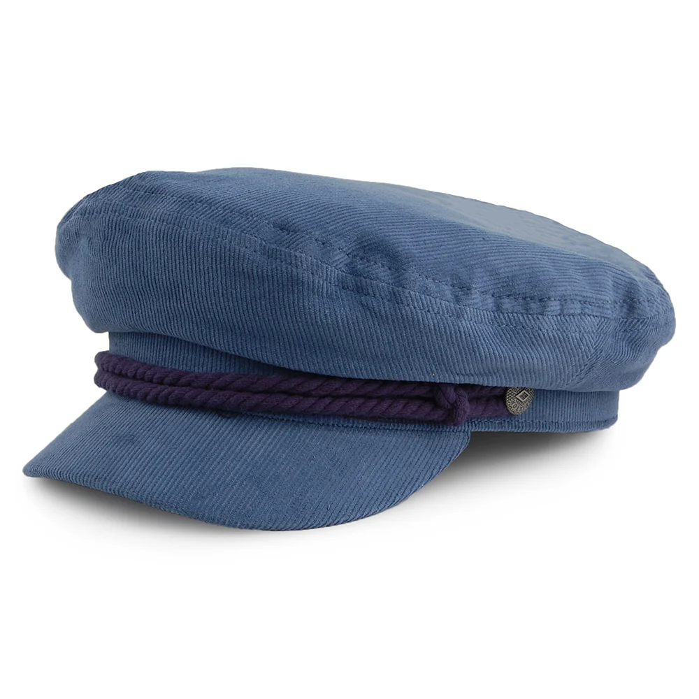 Brixton Cord Schiffermütze - Marineblau
