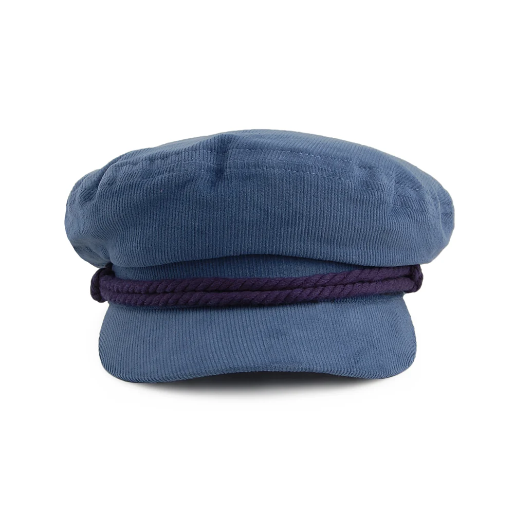 Brixton Cord Schiffermütze - Marineblau - Image 2