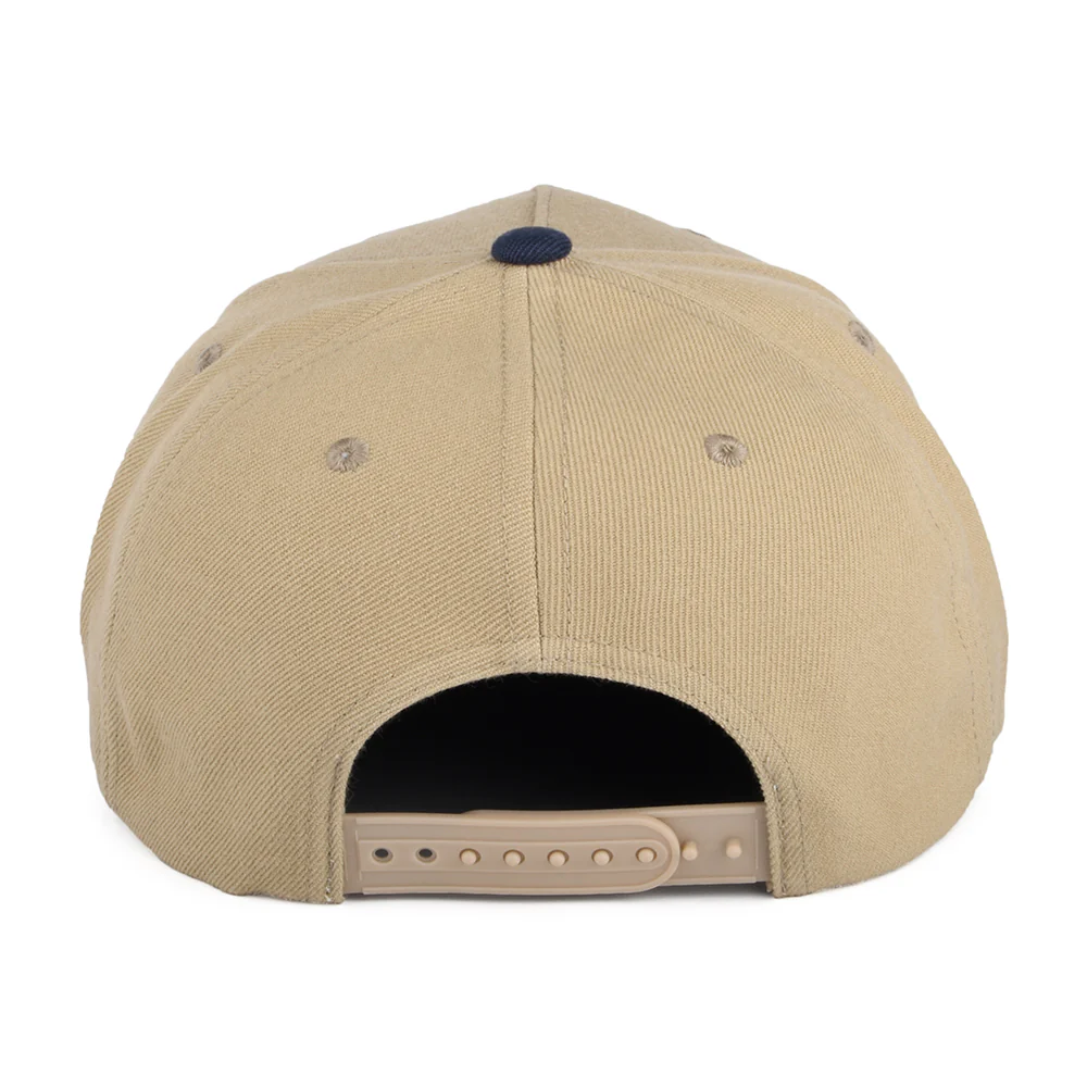 Brixton Crest C NetPlus MP Snapback Cap - Sand-Verwaschenes Marineblau - Image 3
