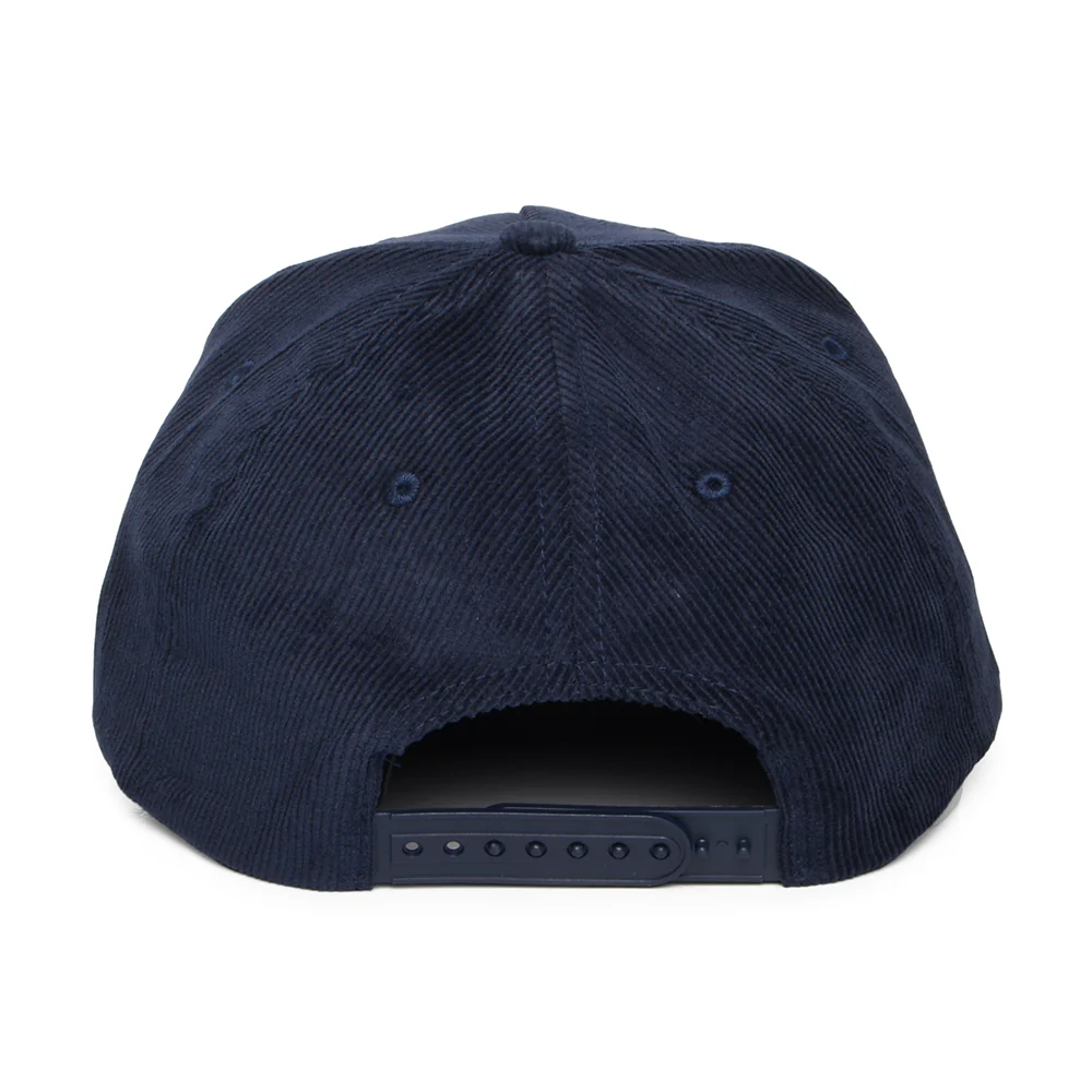 Brixton Crest C NetPlus MP Kord Snapback Cap - Verwaschenes Marineblau - Image 3
