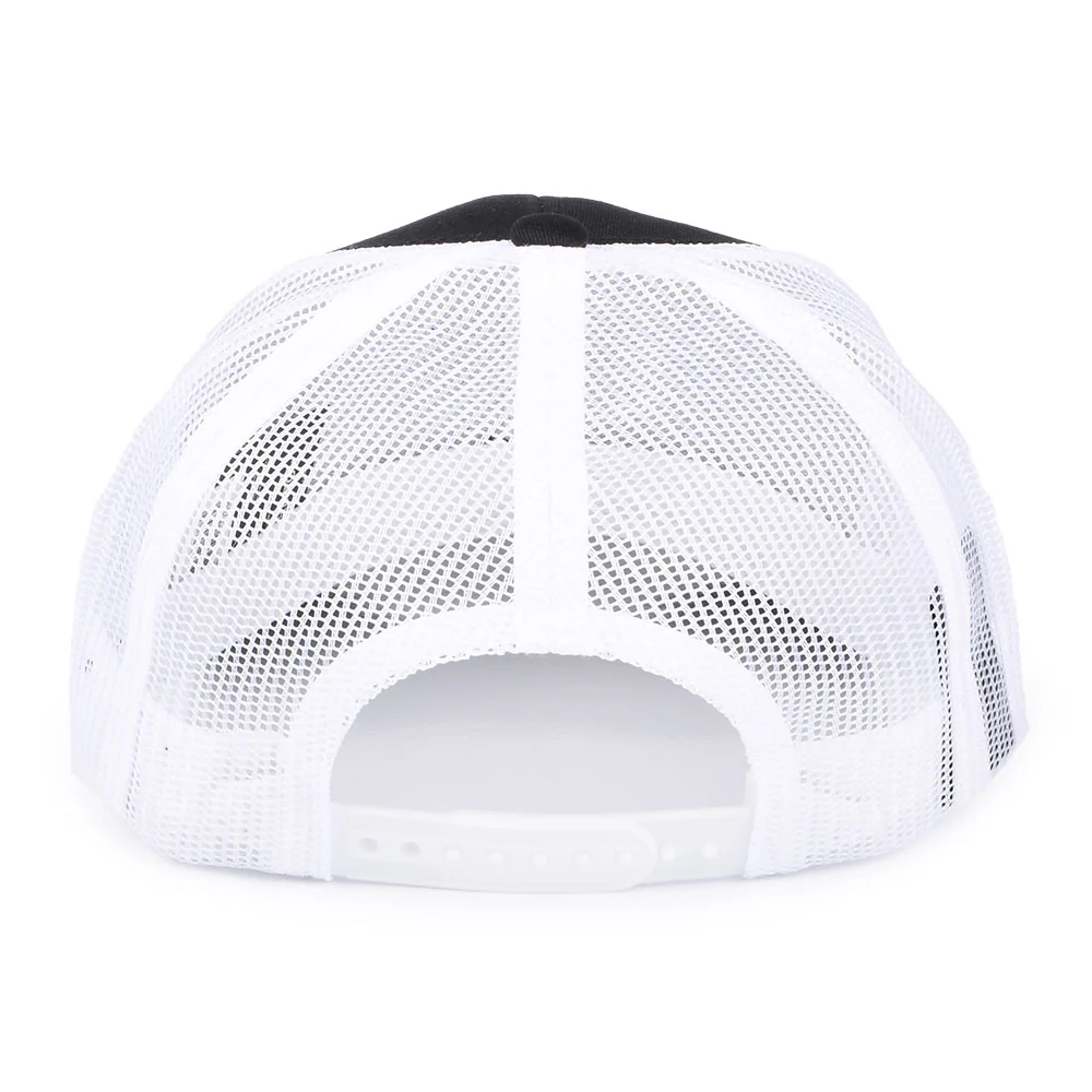 Brixton Crest MP Mesh Trucker Cap - Schwarz-Weiß - Image 3