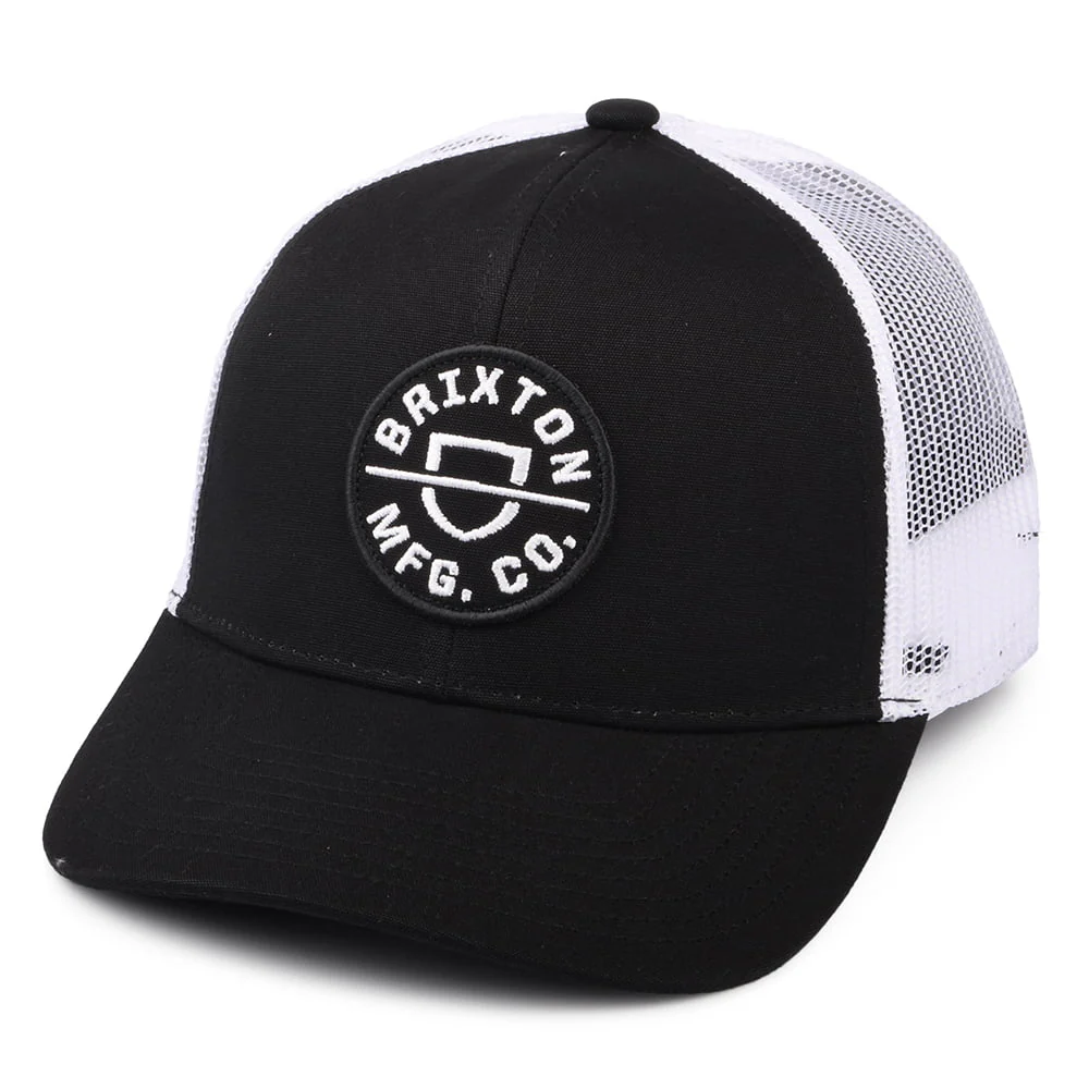 Brixton Crest NetPlus MP Trucker Cap - Schwarz