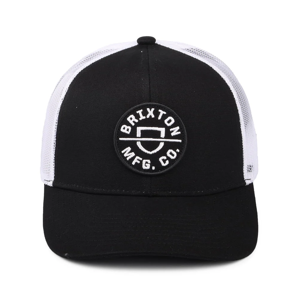 Brixton Crest NetPlus MP Trucker Cap - Schwarz - Image 2