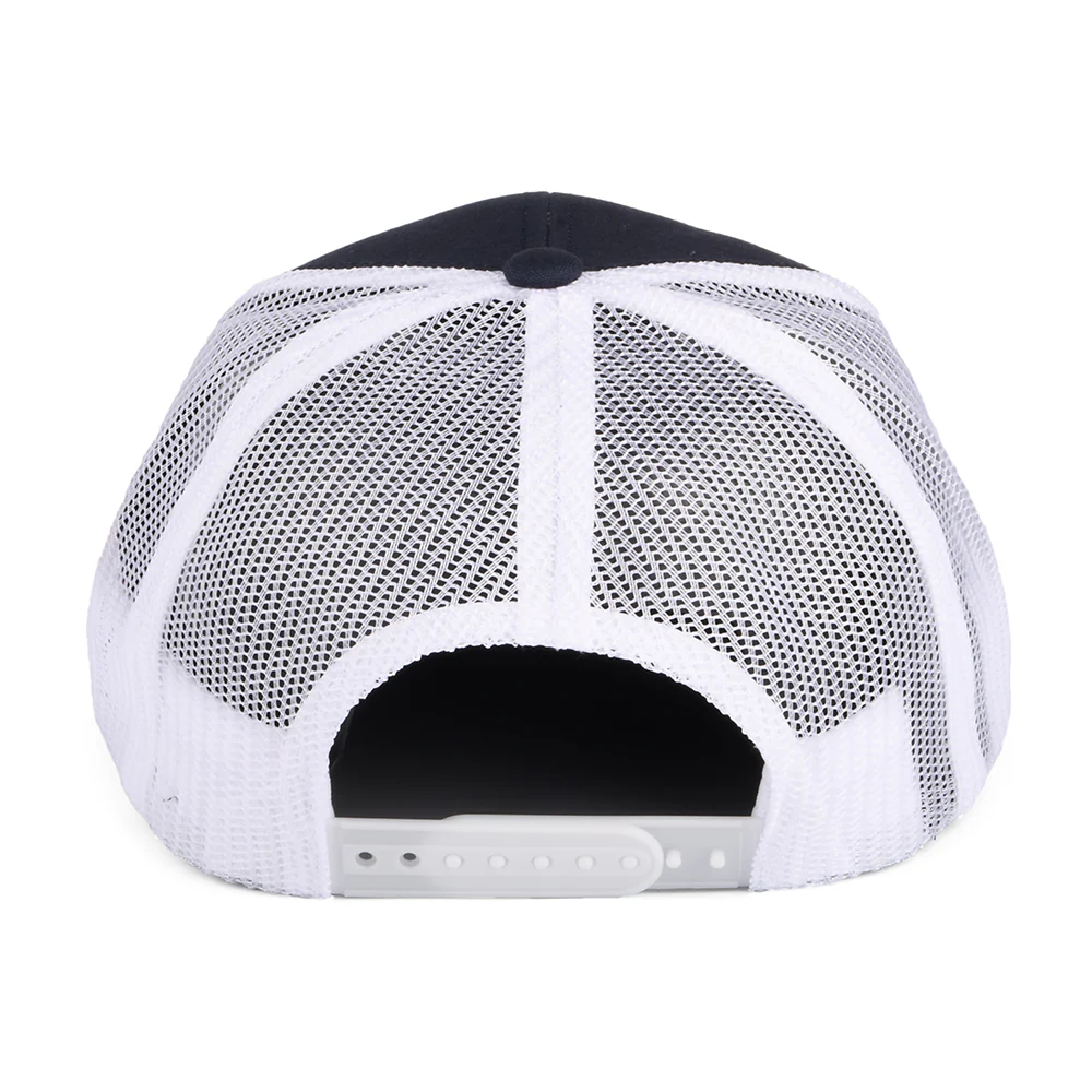 Brixton Crest NetPlus MP Trucker Cap - Marineblau-Weiß - Image 3