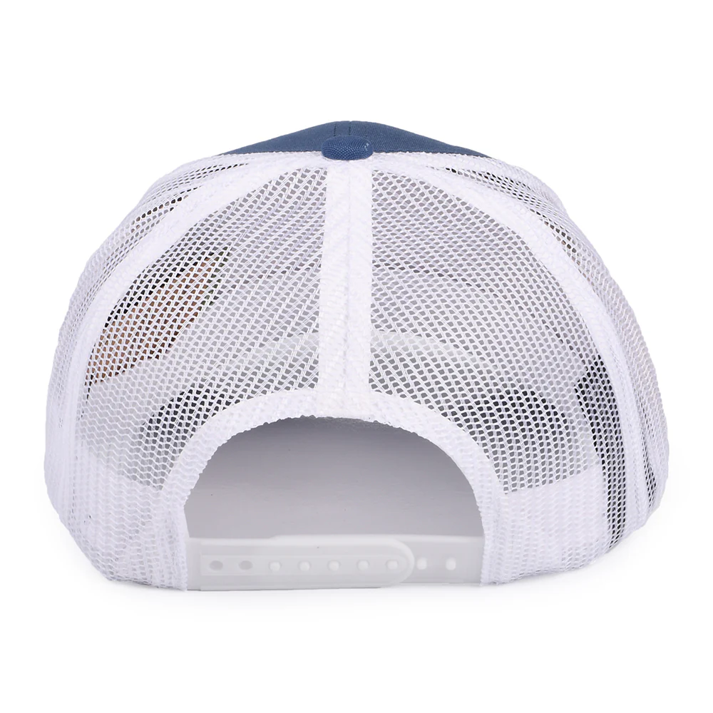 Brixton Crest NetPlus MP Trucker Cap - Schieferblau-Weiß - Image 3