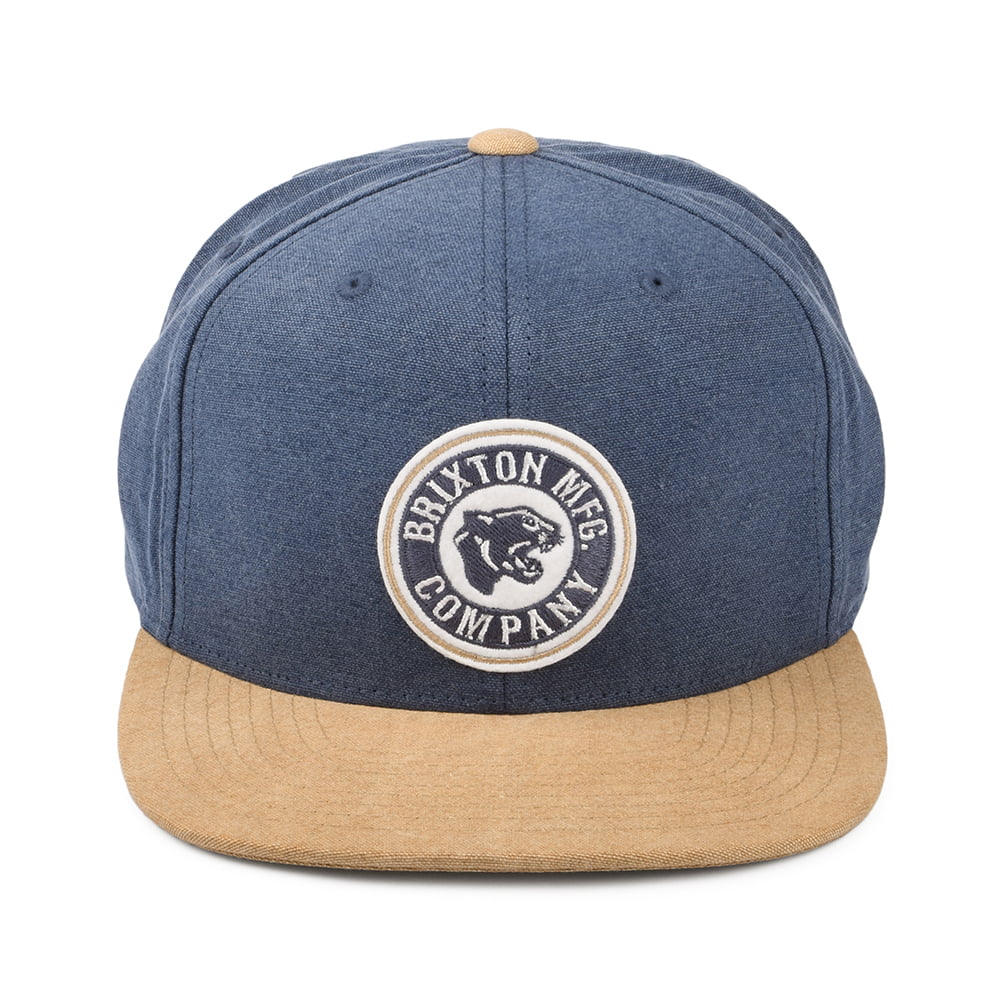 Brixton Forte X MP Snapback Cap - Blau-Khaki - Image 2