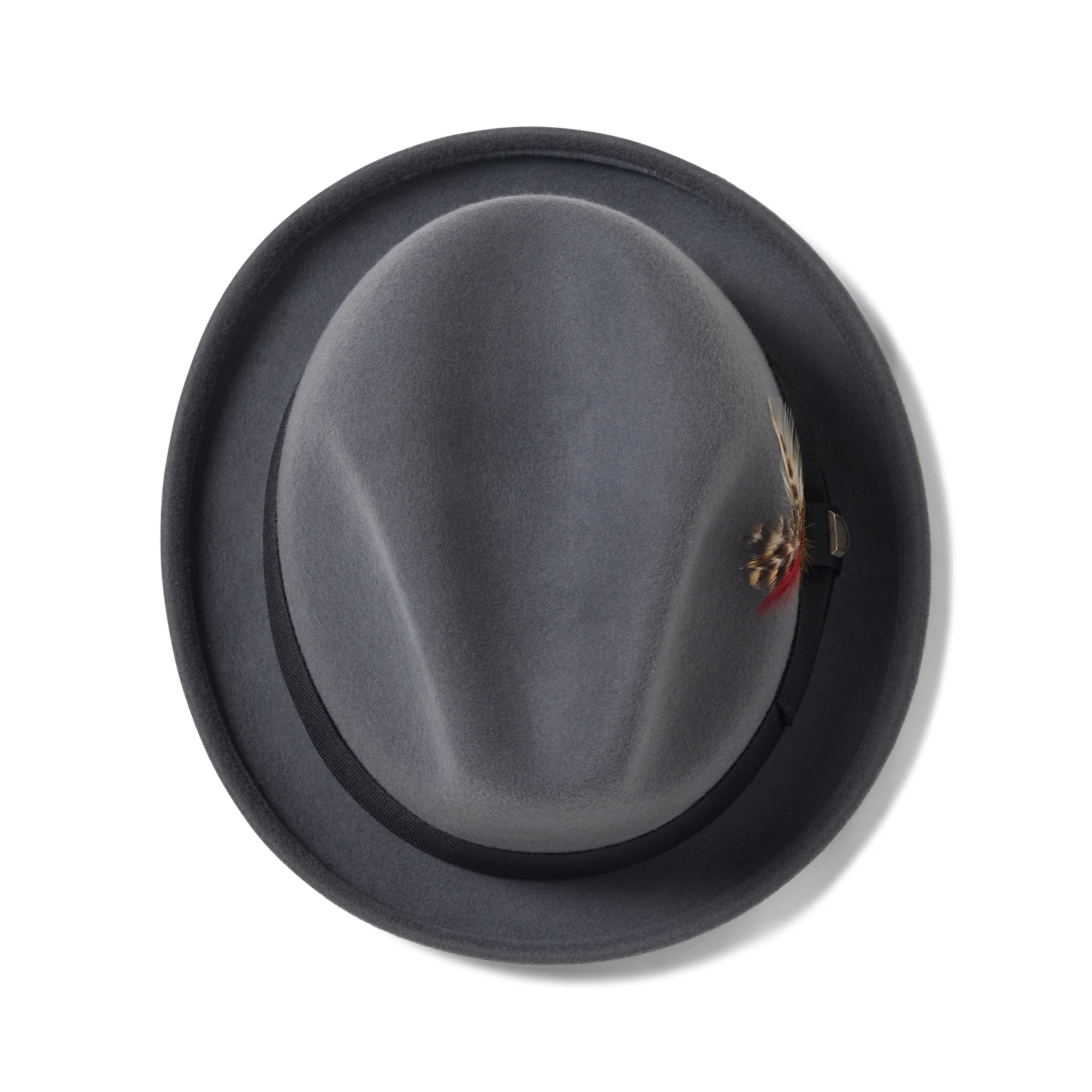 Brixton Gain Trilby Hut aus Wollfilz - Anthrazit - Image 3