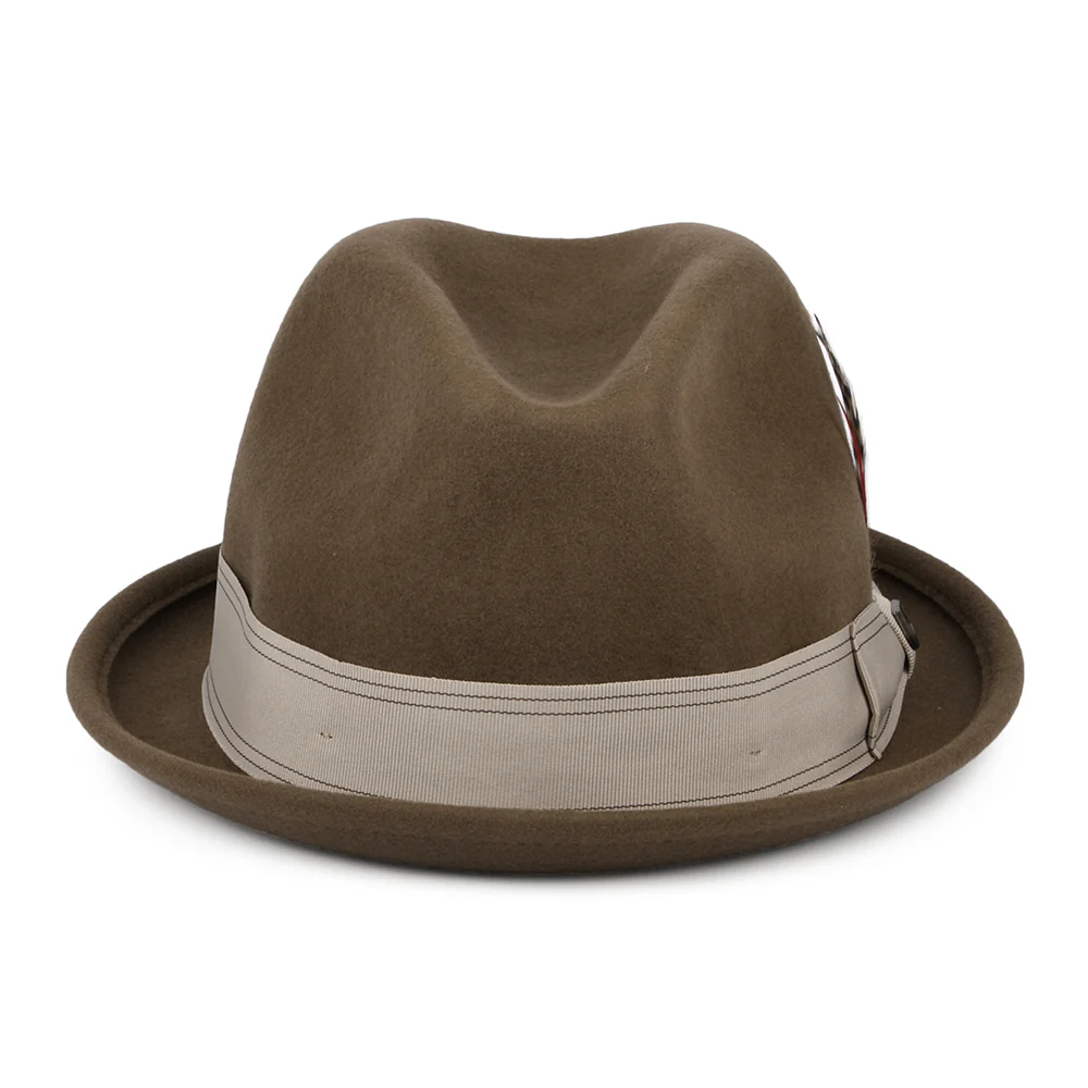 Brixton Gain Trilby Hut aus Wollfilz - Borkenbraun - Image 3