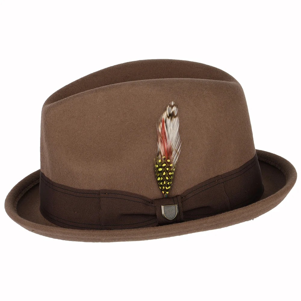 Brixton Gain Trilby Hut aus Wollfilz - Braun - Image 2