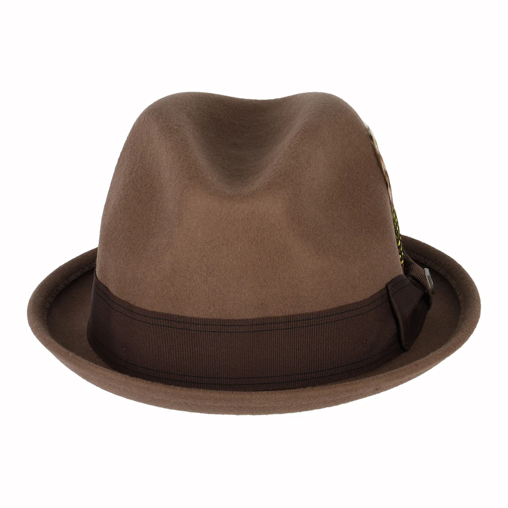 Brixton Gain Trilby Hut aus Wollfilz - Braun - Image 3