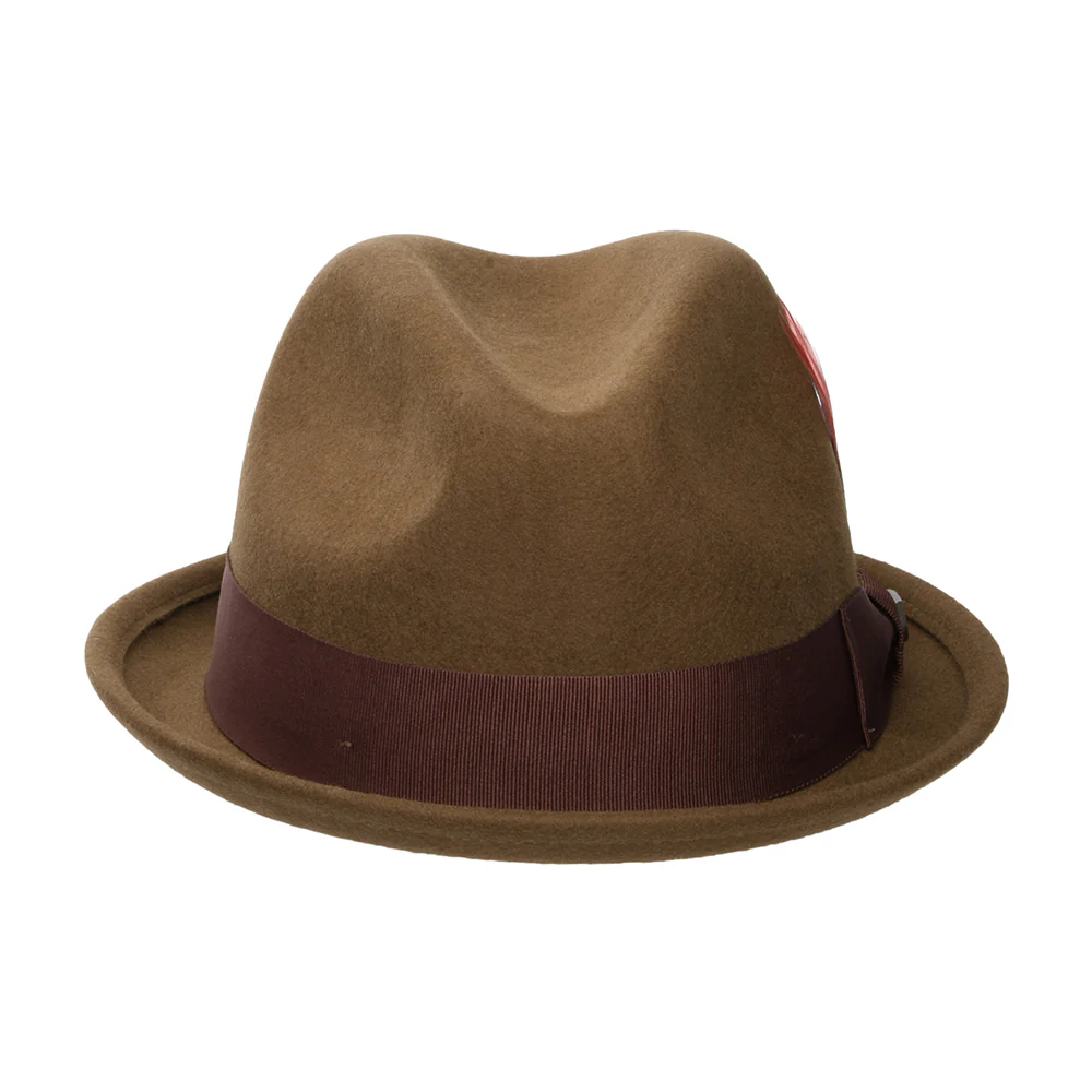 Brixton Gain Trilby Hut aus Wollfilz - Kaffee-Kastanienbraun - Image 3