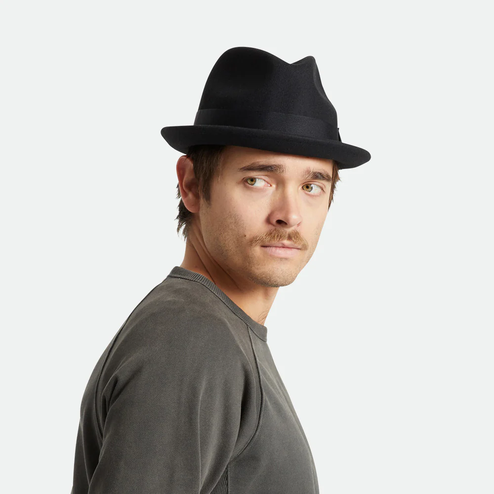 Brixton Gain Trilby Hut aus Wollfilz - Schwarz - Image 5
