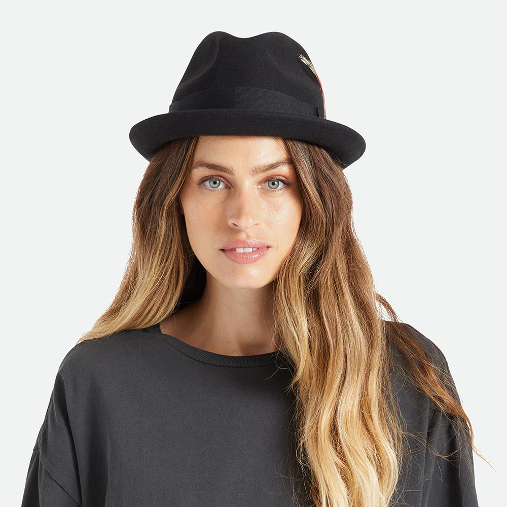 Brixton Gain Trilby Hut aus Wollfilz - Schwarz - Image 8