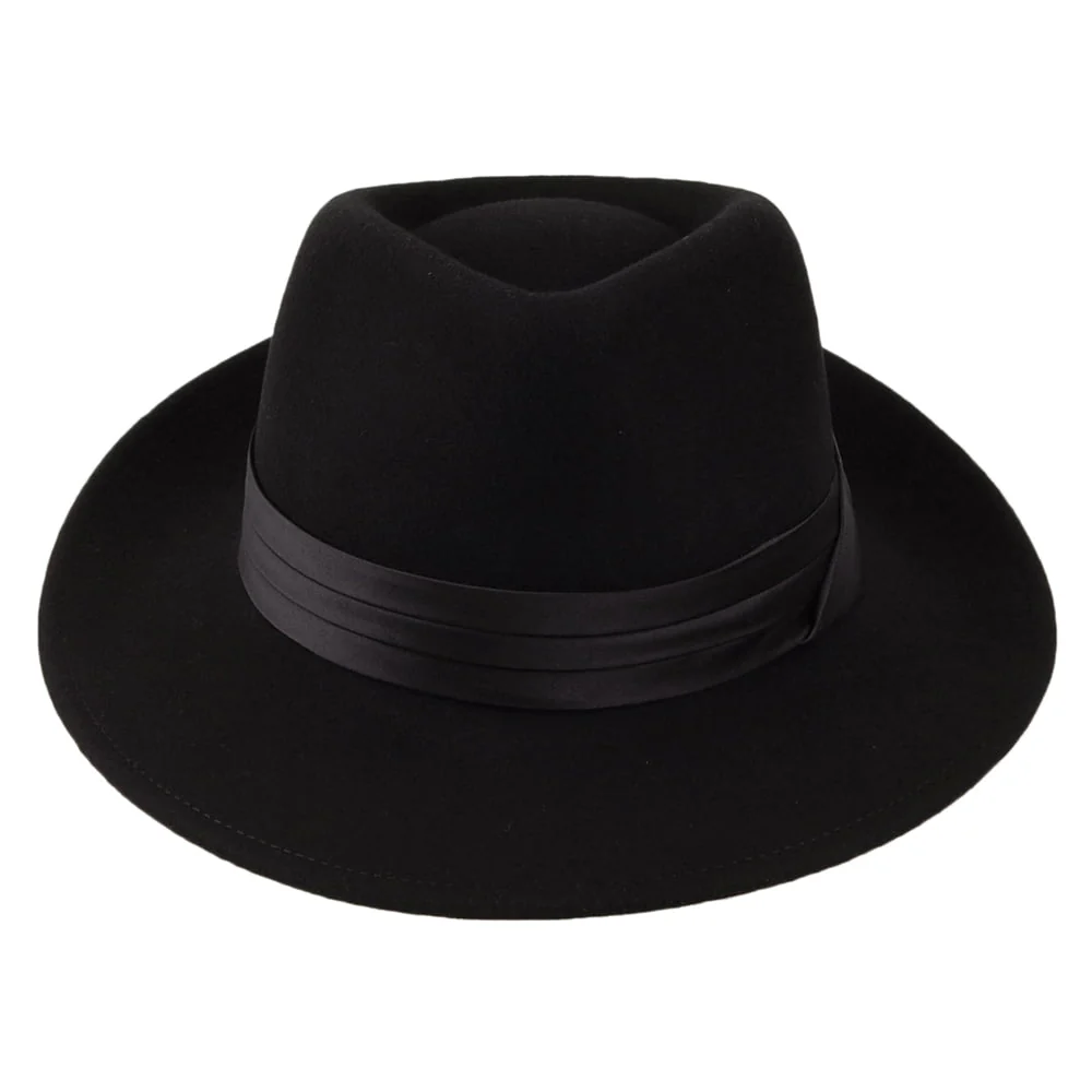 Brixton Goodman Fedora Hut aus Wollfilz - Schwarz - Image 3