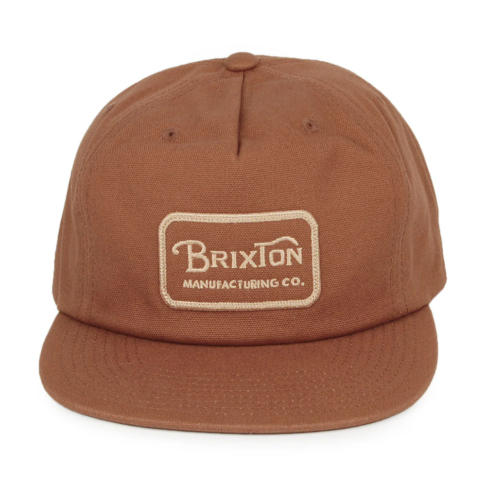 Brixton Grade HP Snapback Cap - Braun - Image 2