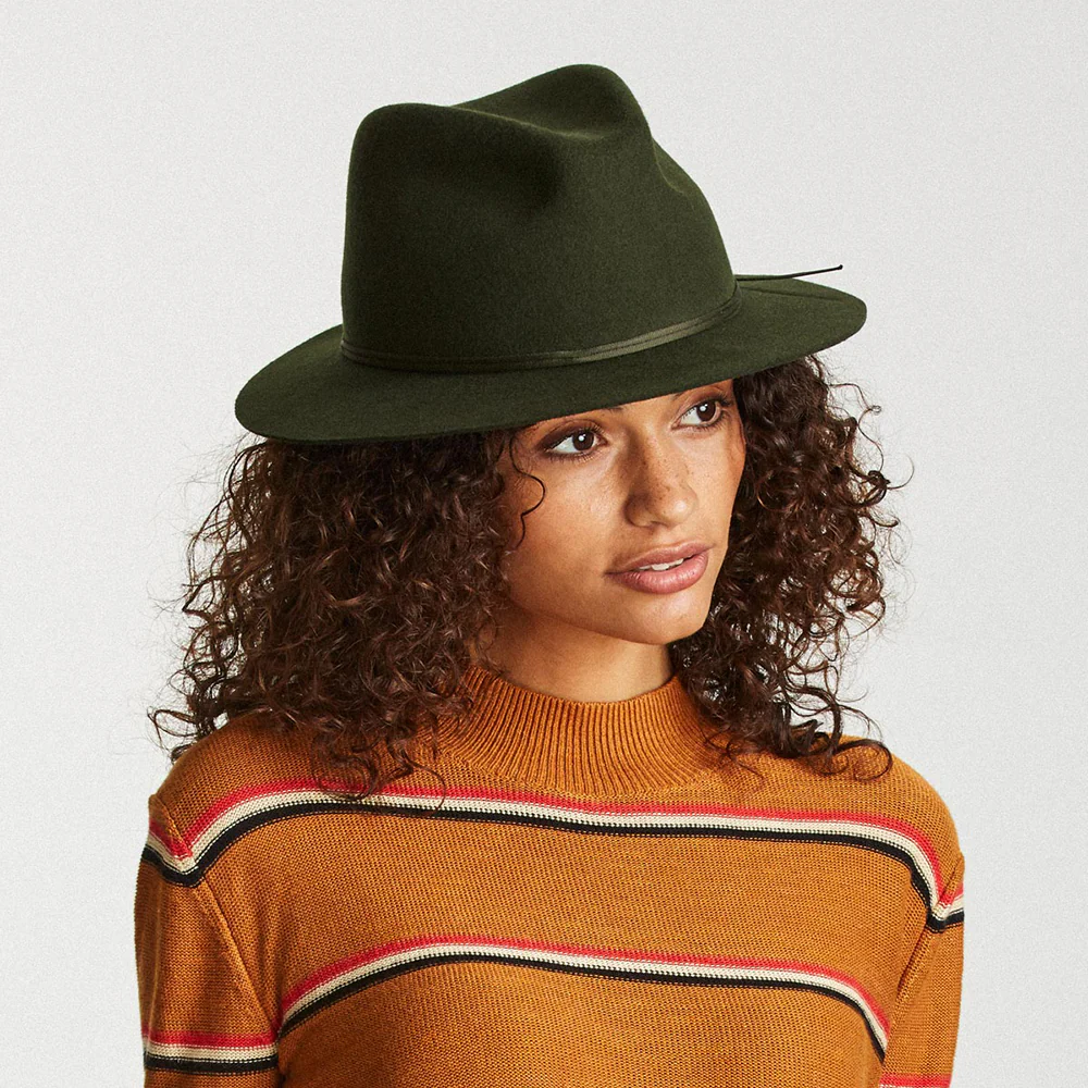 Brixton Graham Fedora Hut - Moosgrün - Image 2
