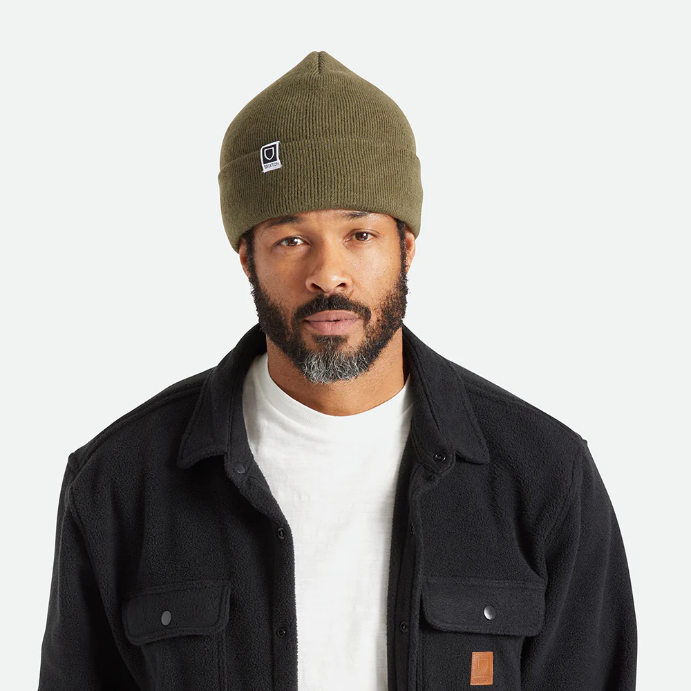 Brixton Harbor Beta Beanie Mütze - Olivgrün - Image 3