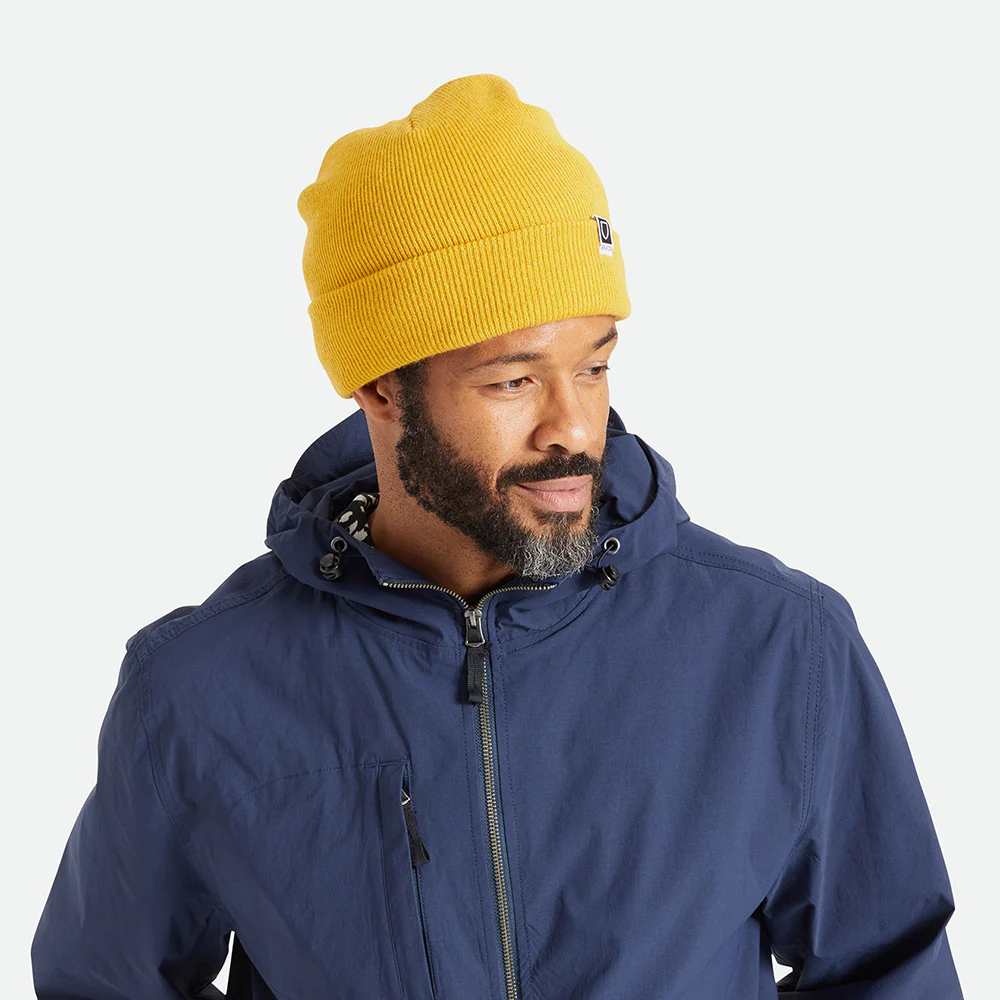 Brixton Harbor Beta Beanie Mütze - Senfgelb - Image 4