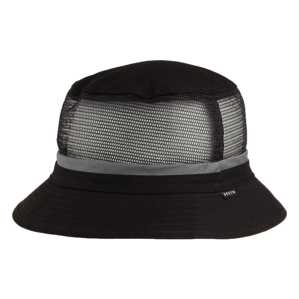 Brixton Hardy Netz Fischerhut - Schwarz-Grau