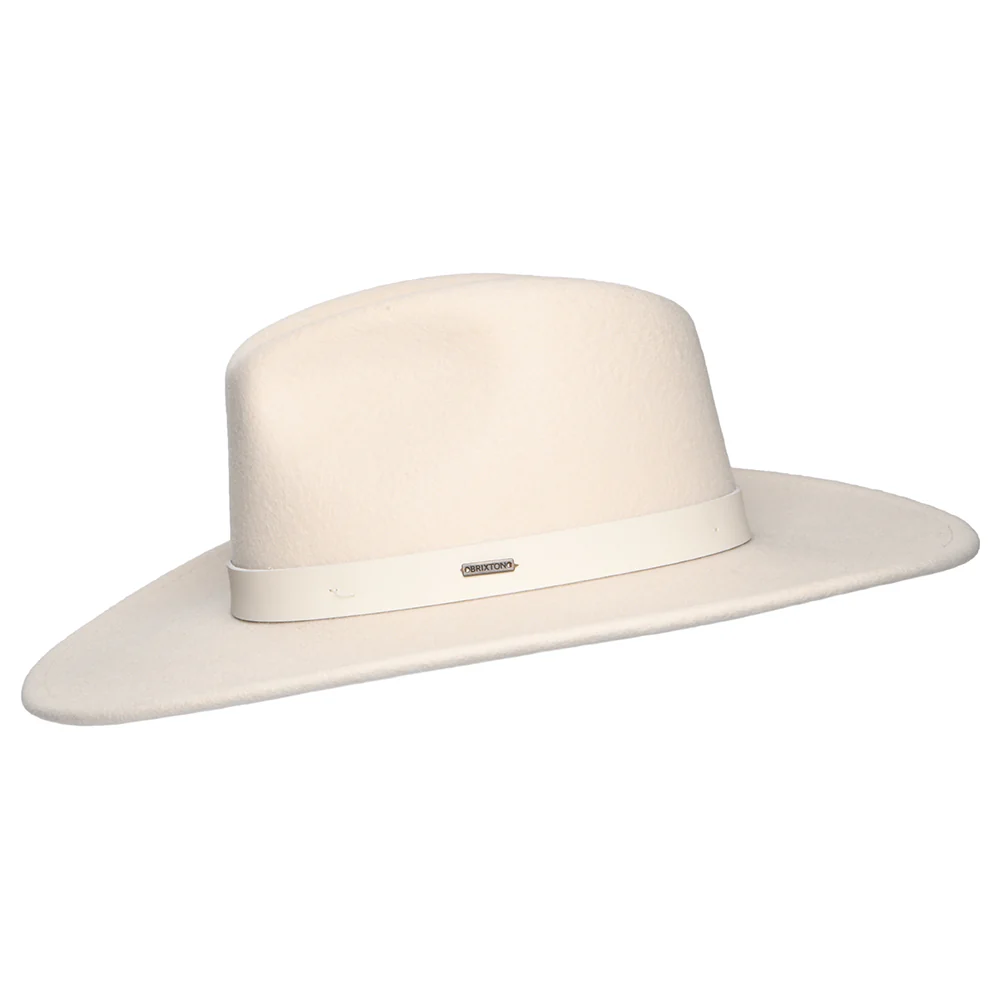 Brixton Harper Fedora Hut aus Wollfilz - Creme - Image 2