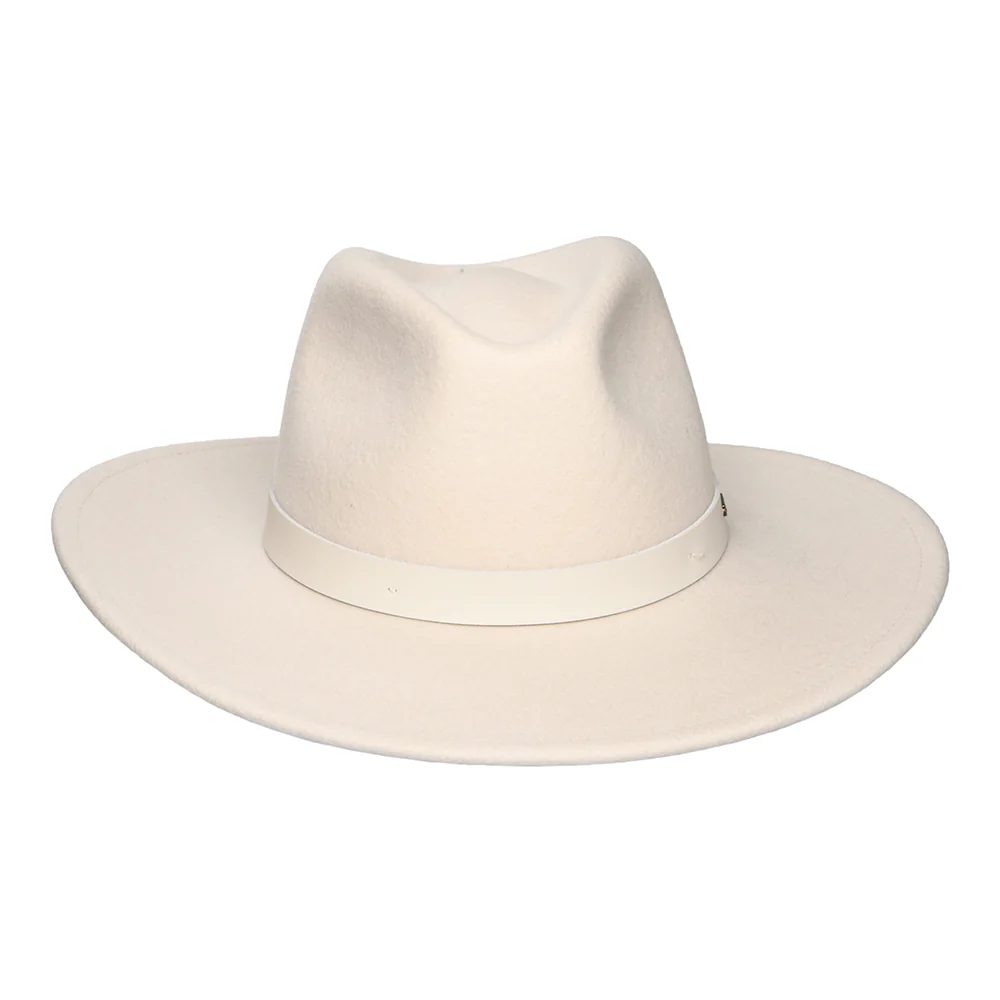 Brixton Harper Fedora Hut aus Wollfilz - Creme - Image 3
