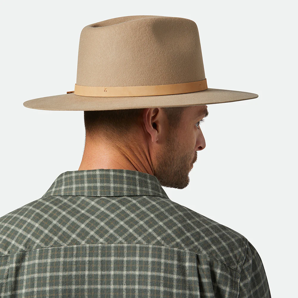 Brixton Hawkins Weather Guard Cowboy Hut aus Wollfilz - Sand - Image 4