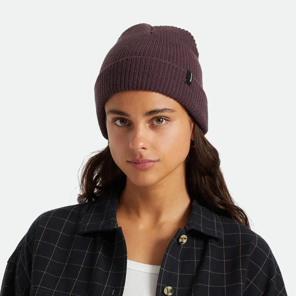 Brixton Heist Beanie Mütze mit Umschlag - Traube - Image 3