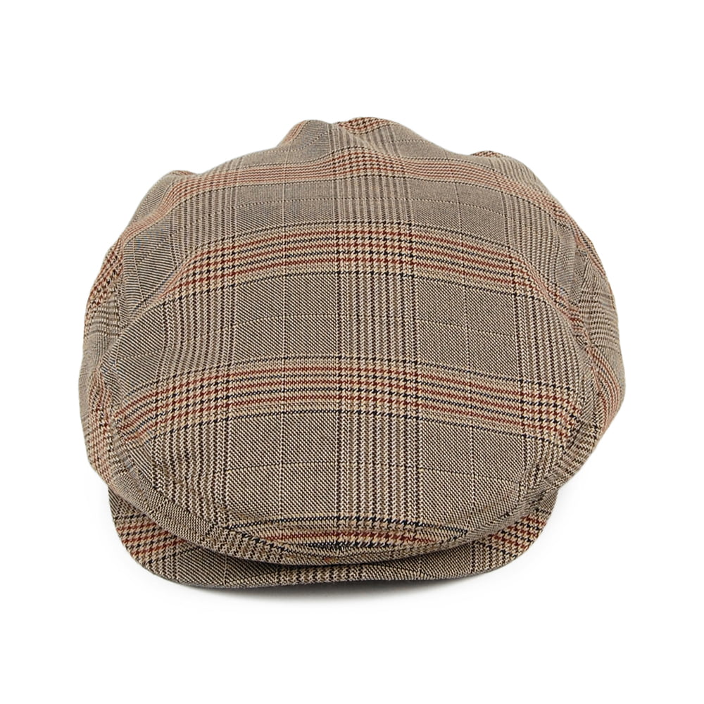 Brixton Hooligan Lightweight Schiebermütze mit Fensterscheibenmuster - Beige-Multi - Image 2