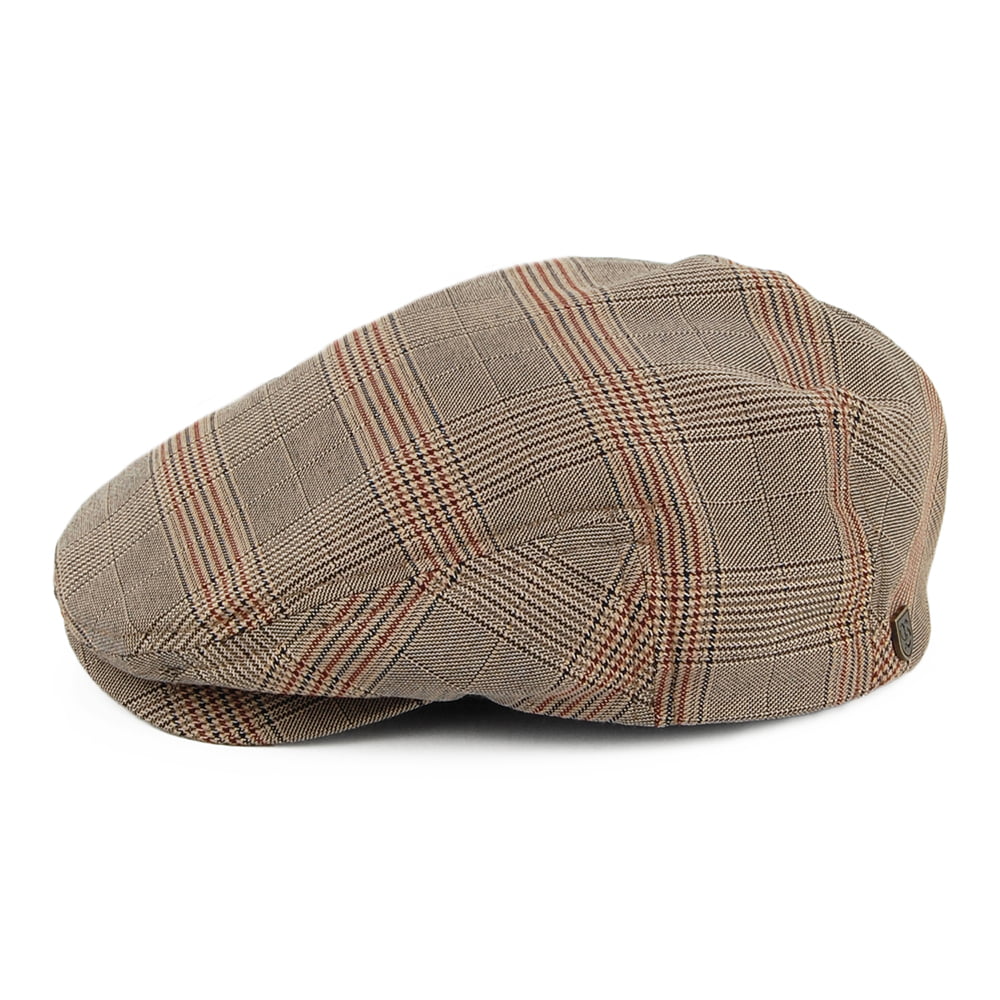 Brixton Hooligan Lightweight Schiebermütze mit Fensterscheibenmuster - Beige-Multi - Image 3