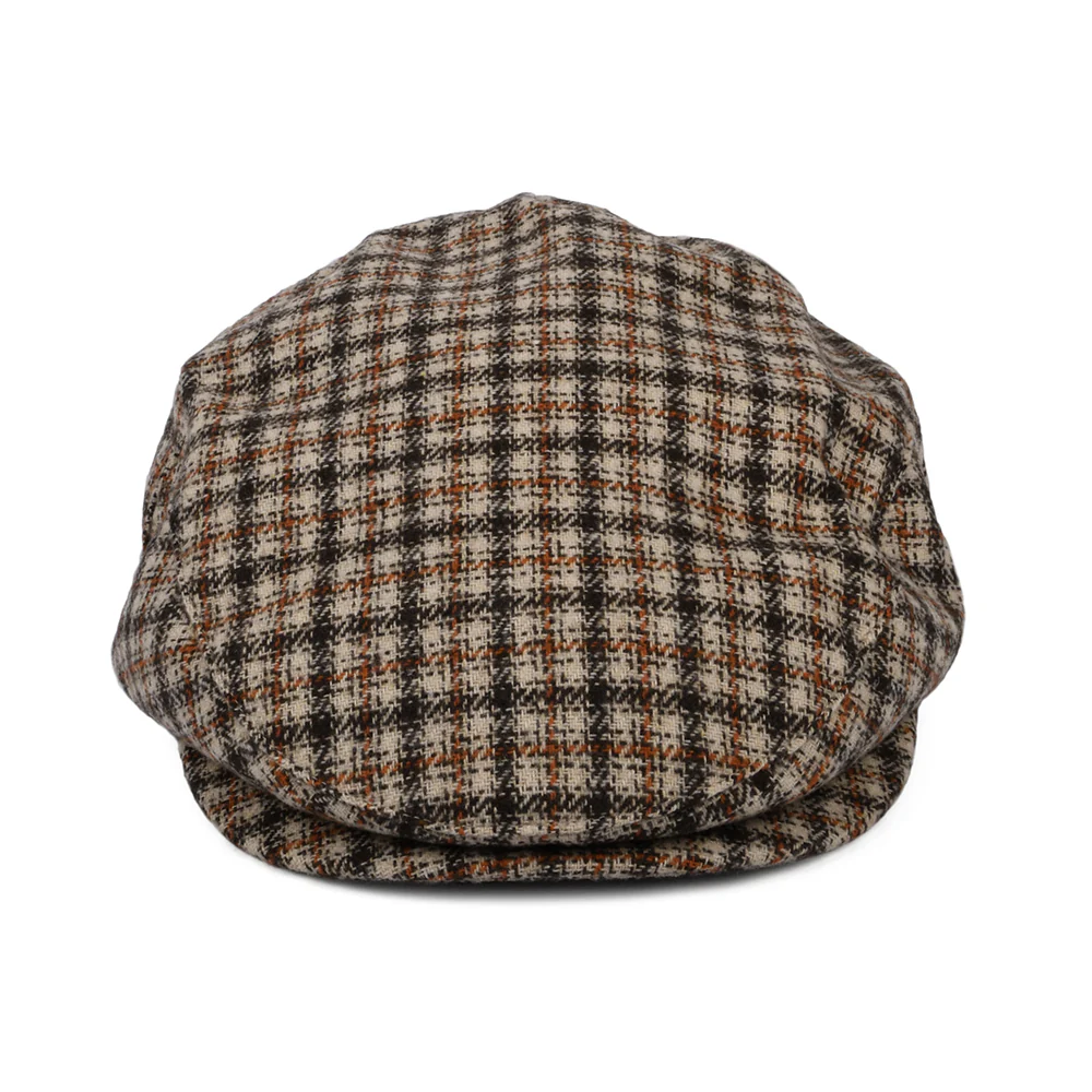 Brixton Hooligan Lightweight X Snap Schiebermütze Houndstooth - Sand-Braun-Orange - Image 2