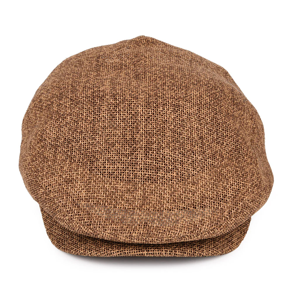 Brixton Hooligan Schiebermütze aus Stroh - Toffee - Image 2