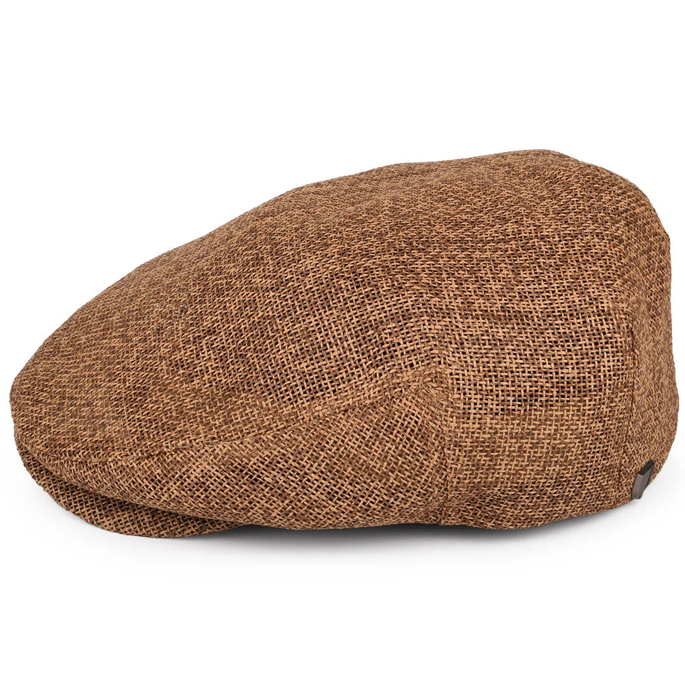 Brixton Hooligan Schiebermütze aus Stroh - Toffee - Image 3