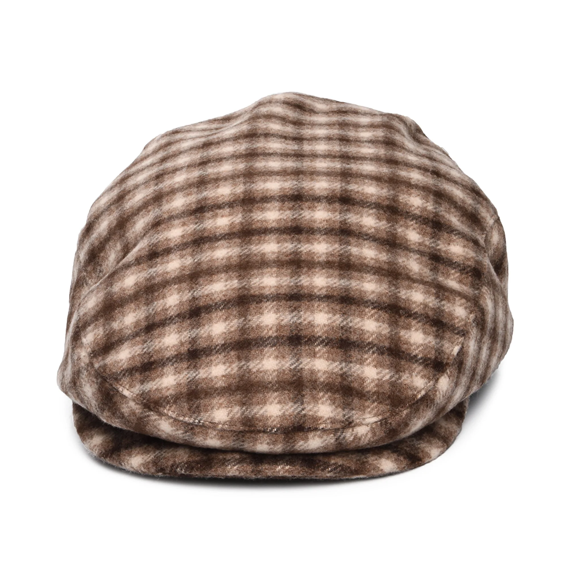 Brixton Hooligan Schiebermütze mit Schottenkaro - Sand-Braun - Image 5