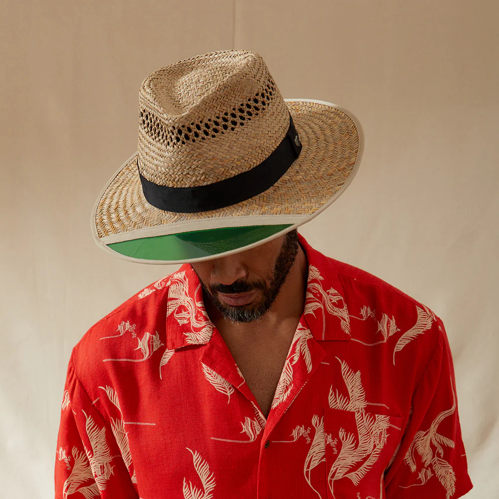Brixton Hunter Fedora Hut aus Stroh - Hellbraun - Image 8