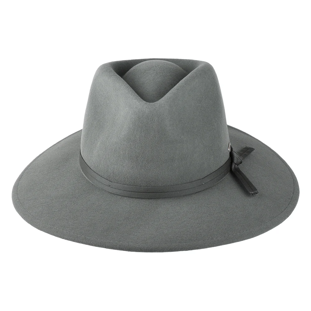 Brixton Joanna Knautschbarer Fedora Hut aus Wollfilz - Dunkelgrau - Image 3
