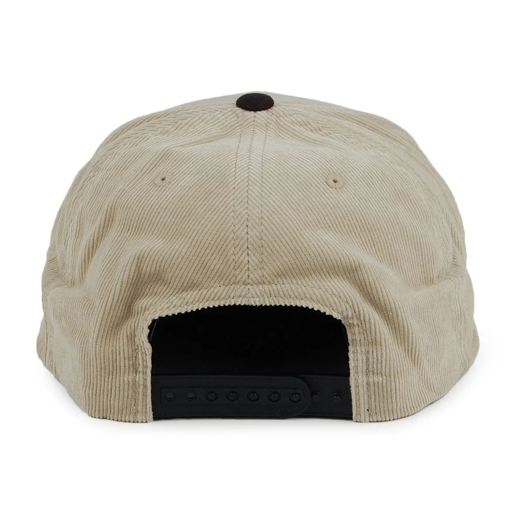 Brixton Jolt Snapback Cap - Cremefarben-Schwarz - Image 3