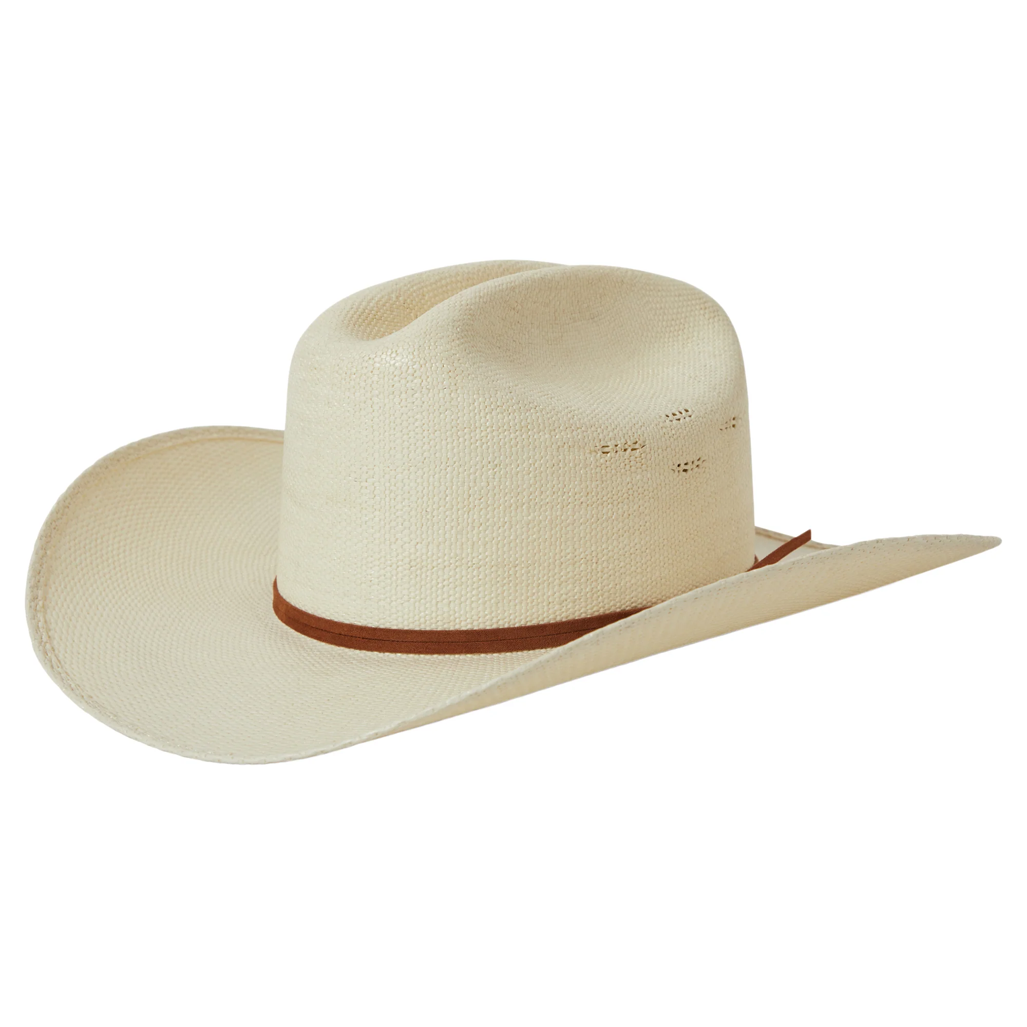 Brixton Laredo Cowboy Hut aus Toyo Stroh - Elfenbein