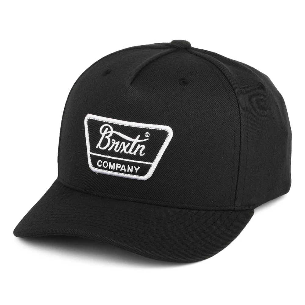 Brixton Linwood C NetPlus MP Snapback Cap - Schwarz-Weiß