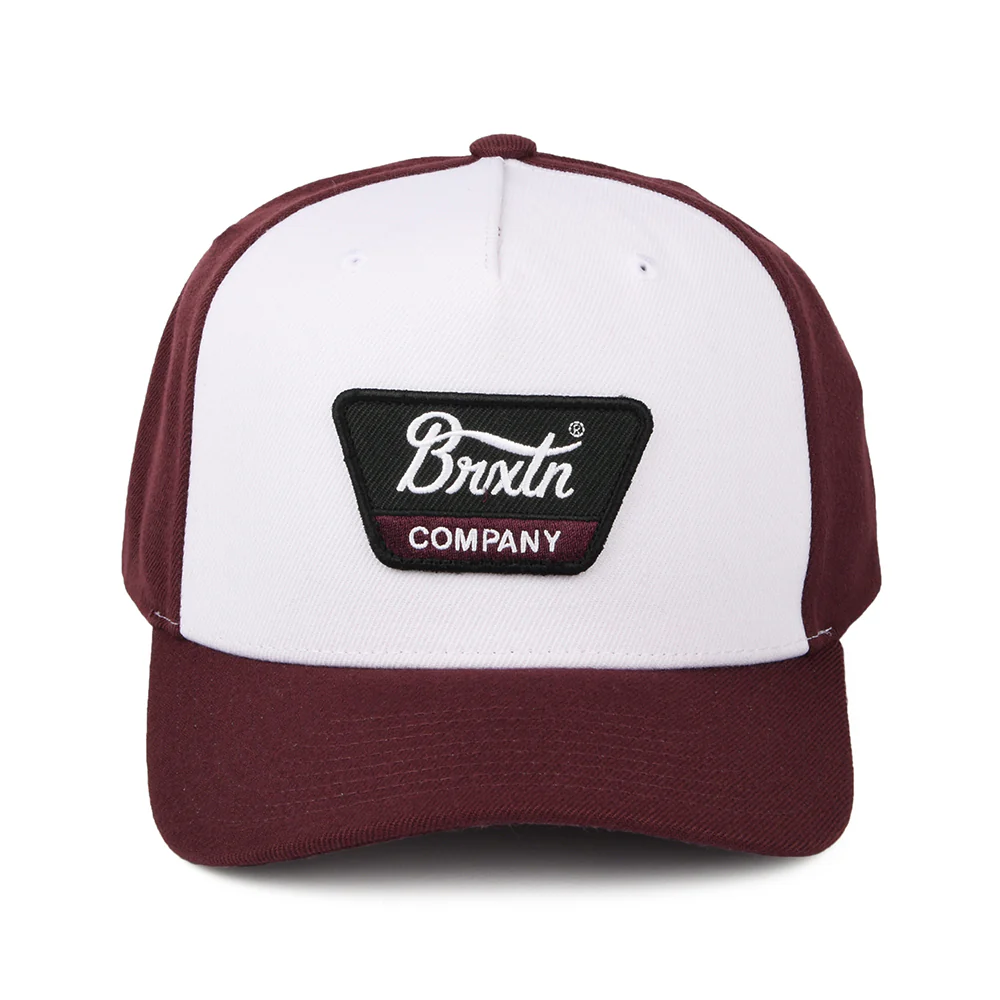 Brixton Linwood C NetPlus MP Snapback Cap - Weiß-Mahagoni - Image 2