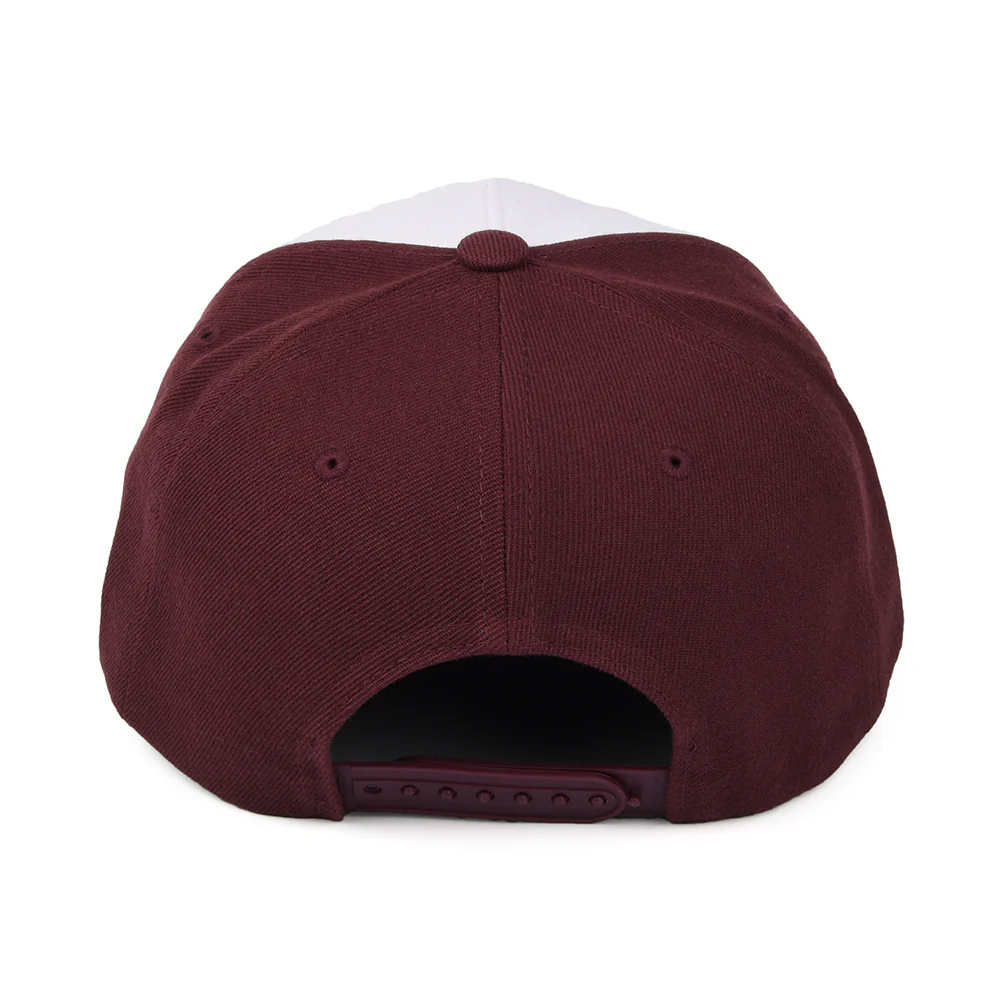 Brixton Linwood C NetPlus MP Snapback Cap - Weiß-Mahagoni - Image 3
