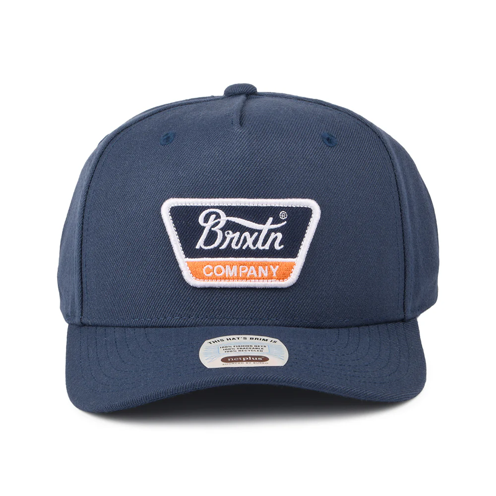 Brixton Linwood C NetPlus MP Snapback Cap - Schieferblau - Image 2