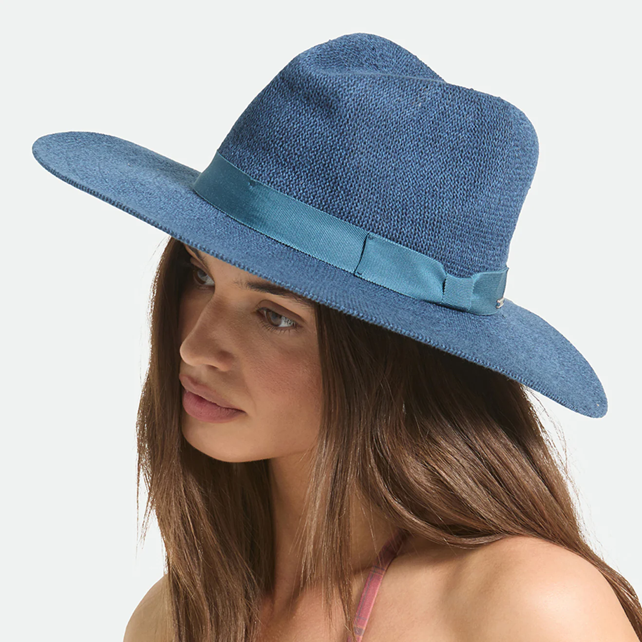 Brixton Lyons Gestrickt Knautschbarer Fedora Hut - Dunkelblau - Image 6