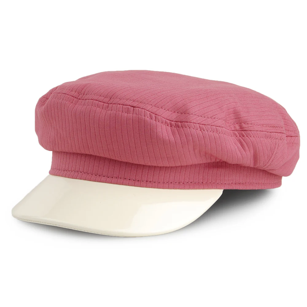 Brixton Margot Schiffermütze - Pink-Weiß