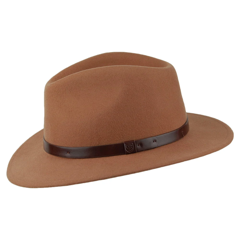 Brixton Messer Fedora Hut - Karamell - Image 2