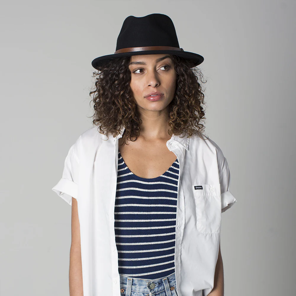 Brixton Messer Fedora Hut - Schwarz - Image 2