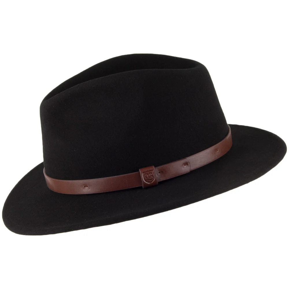 Brixton Messer Fedora Hut - Schwarz - Image 3