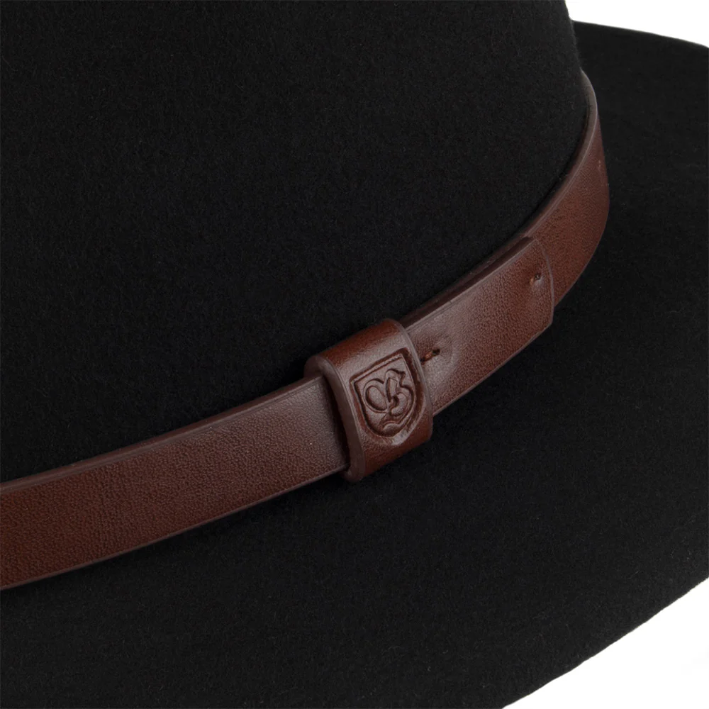 Brixton Messer Fedora Hut - Schwarz - Image 4