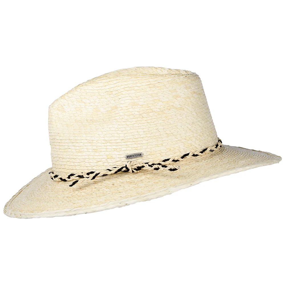 Brixton Messer Western Fedora Hut aus Stroh - Natur - Image 2
