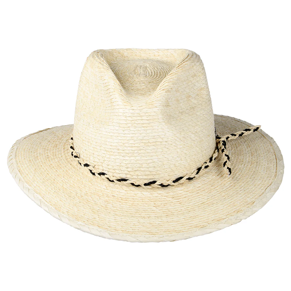 Brixton Messer Western Fedora Hut aus Stroh - Natur - Image 3